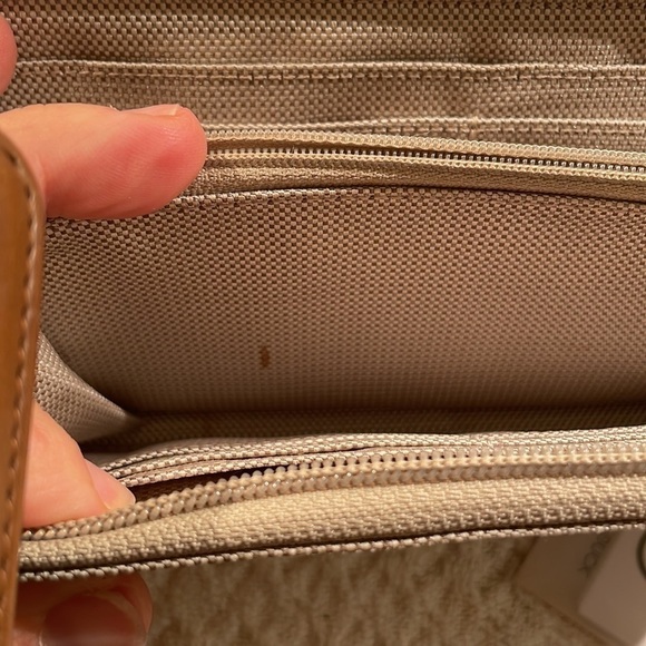 🎊host Pick🎊 Mandarina Duck Woven Zipper Wallet Compartments NWT - Picture 3 of 10